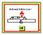 Aviso no Monitor